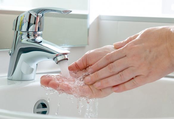 Regelmäßiges Händewaschen kann Durchfall wirksam vorbeugen.